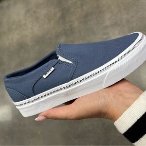 Vans Blue Slip-On Sneakers